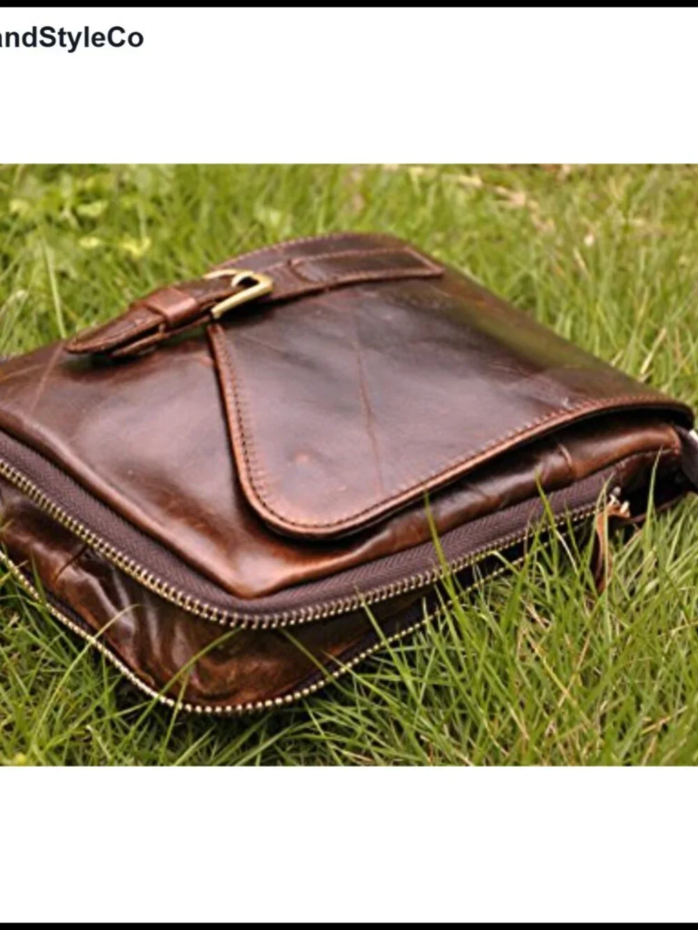 Genuine Leather Small Messenger Shoulder Satchel Belt Waist Bag Pack
